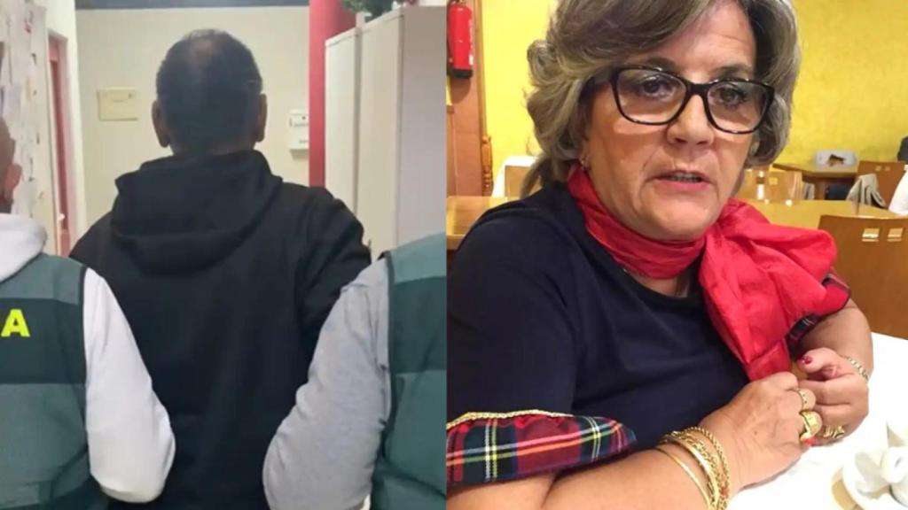 A la izquierda Dilawar Hussain F.C., el autor confeso del crimen de Morata de Tajuña; a la derecha, Amelia, una de las hermanas asesinadas.