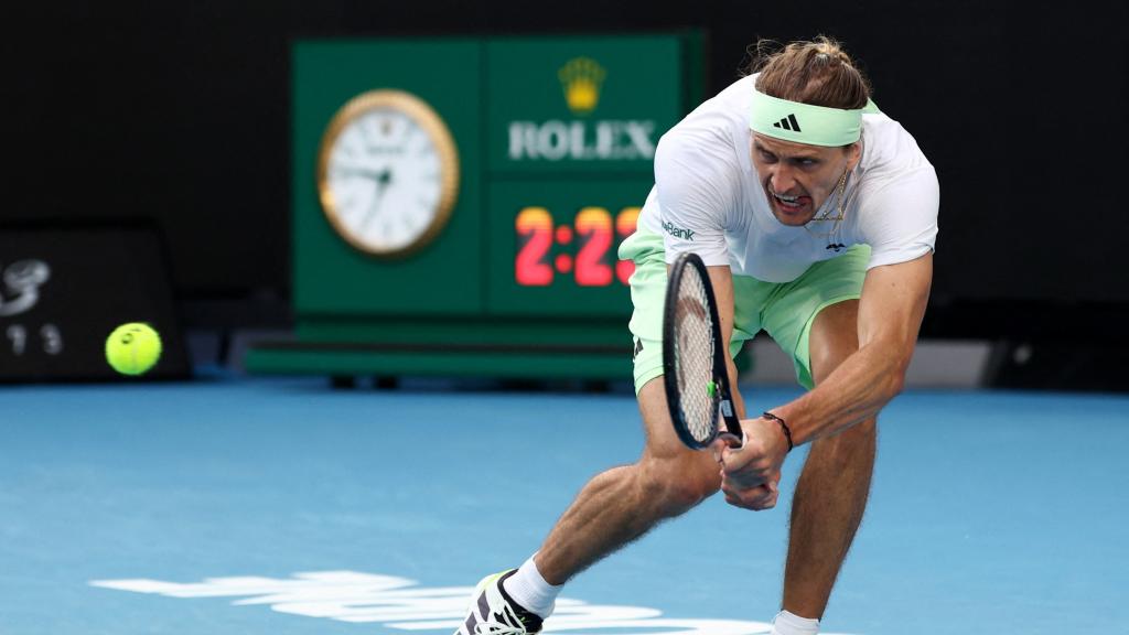 Alexander Zverev, durante el partido frente a Cameron Norrie.