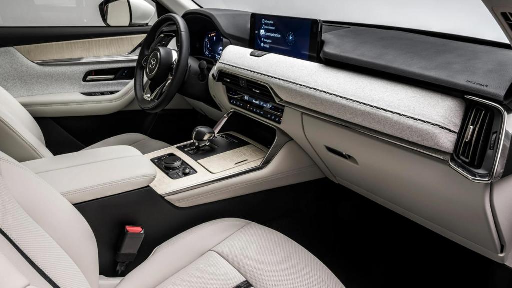 Interior del vehículo.