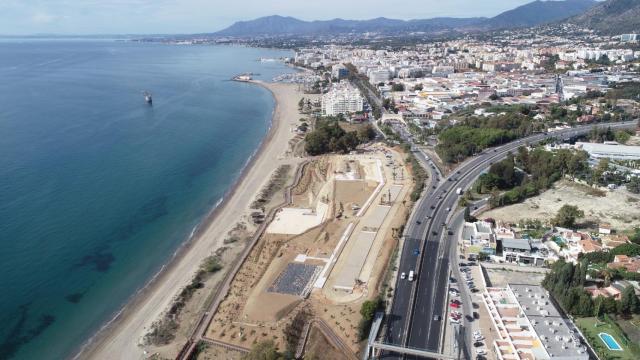 Vista aérea de Marbella.