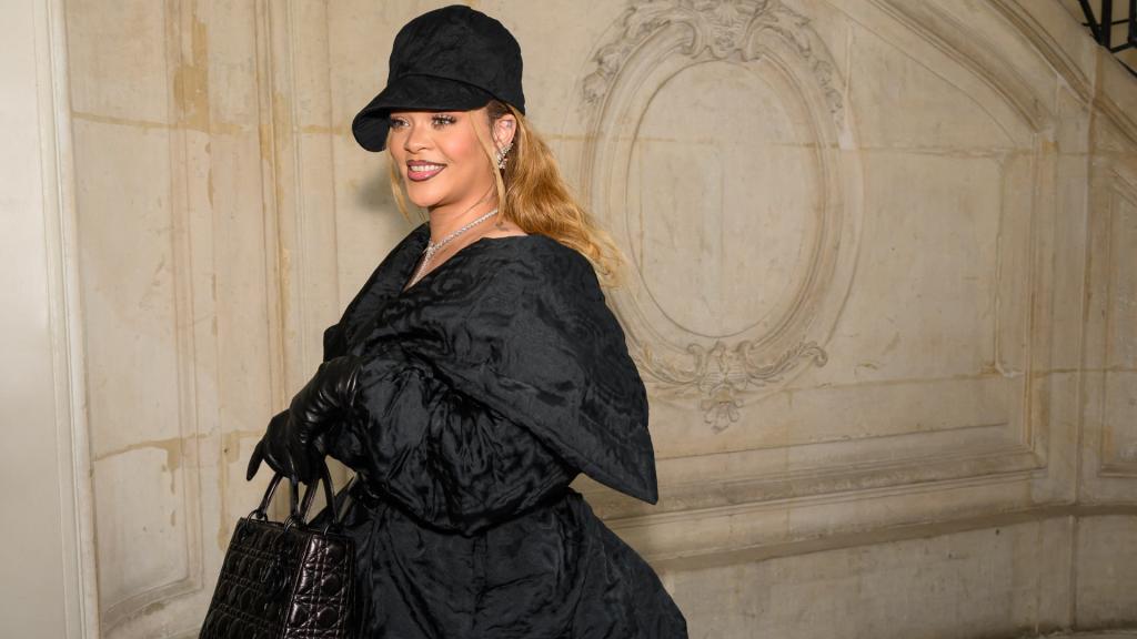 Rihanna, durante la 'Paris Fashion Week', este 22 de enero.