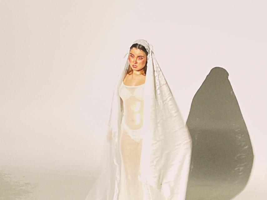 Grabación del videoclip de 'Penitente', la nueva canción de 'Ani Queen'.