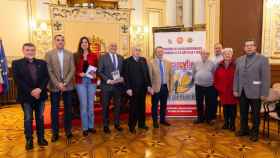 El alcalde de Valladolid, Jesús Julio Carnero, participa en el 40 aniversario de la Federación de Casas Regionales y Provinciales de Castilla y León, este lunes.