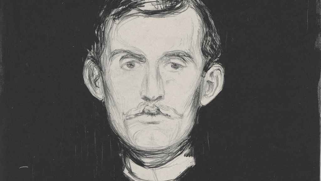 Edvard Munch: Detalle de 'Autorretrato', 1895. © Museo Munch