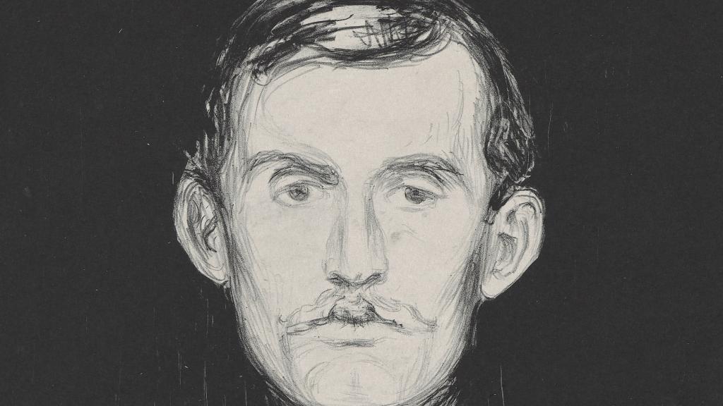 Edvard Munch: Detalle de 'Autorretrato', 1895. © Museo Munch