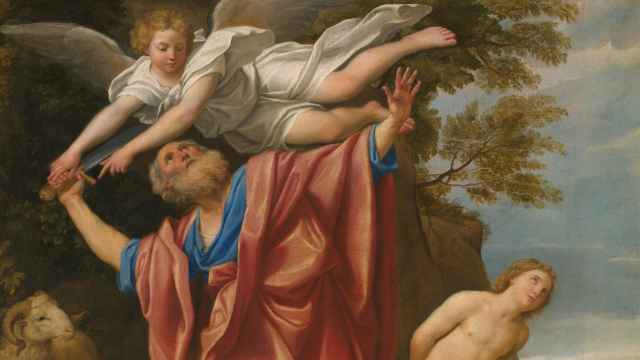 Un detalle de 'El sacrificio de Isaac', pintura de Domenichino (1627-1628). ©Museo Nacional del Prado