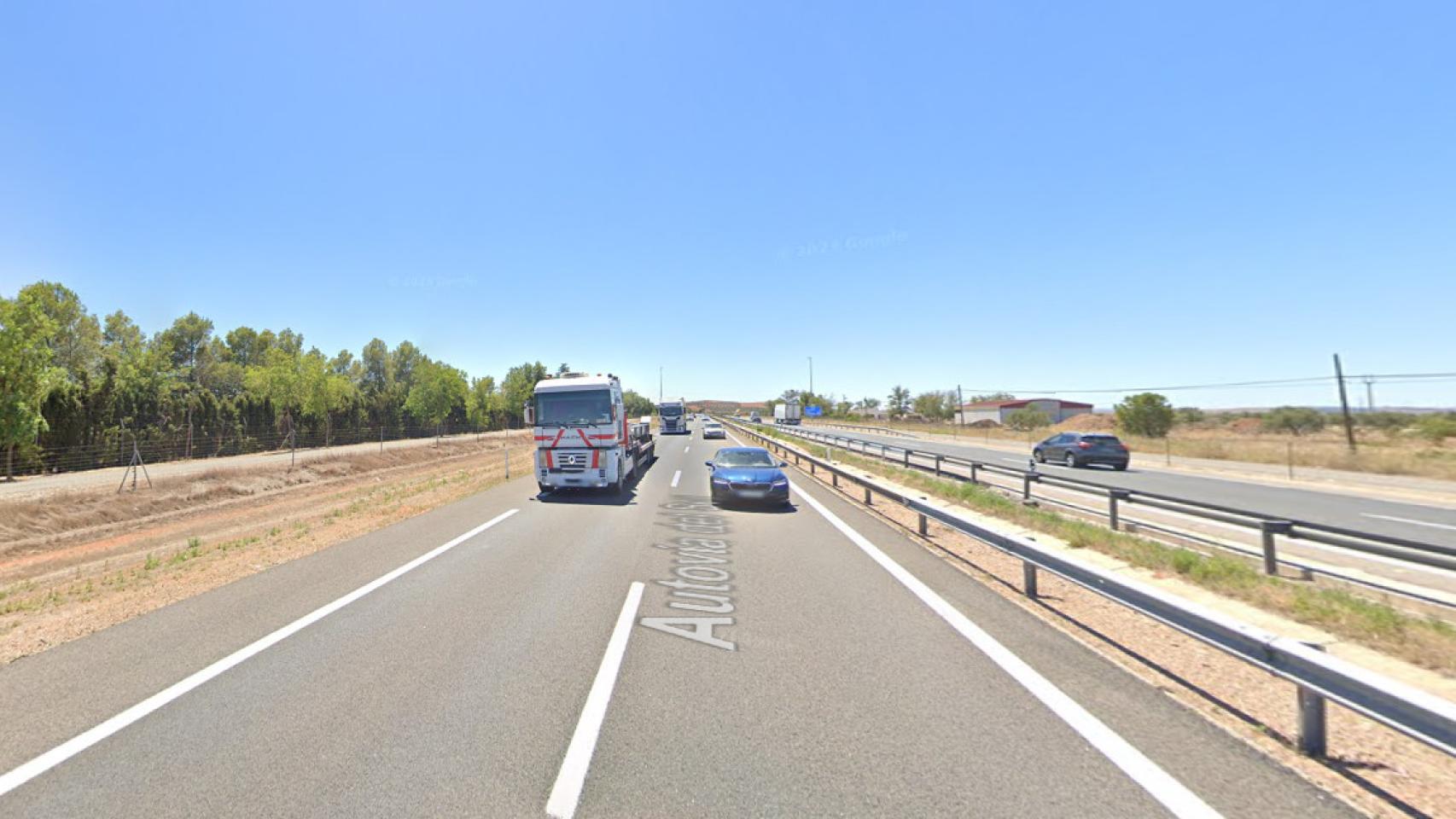 A-4 en Ciudad Real. Foto: Google Maps.