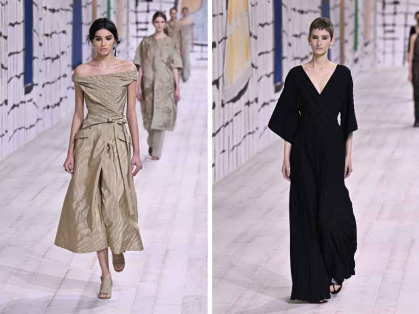 Detalle del desfile de Alta Costura de Dior.