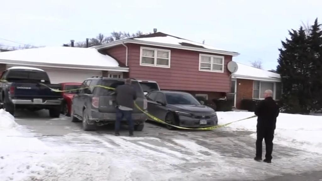 La vivienda de Tinley Park (Chicago) en la que ha tenido lugar el suceso.