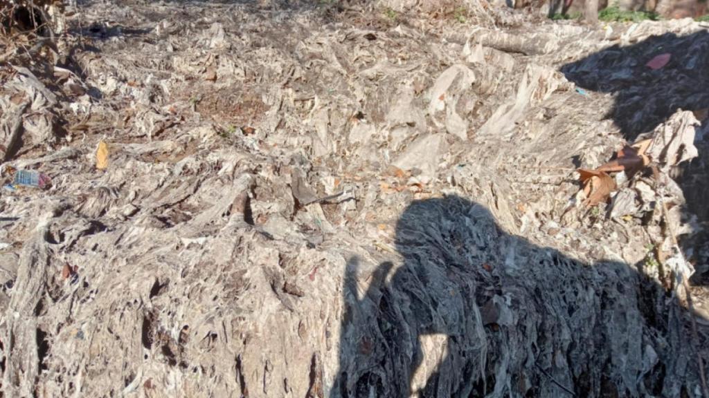 Imagen del vertido. Foto: Plataforma de Toledo en Defensa del río Tajo