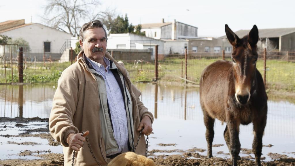 Marino Rodrigo, uno de los agricultores afectados. / Foto: Alfonso Tertre.