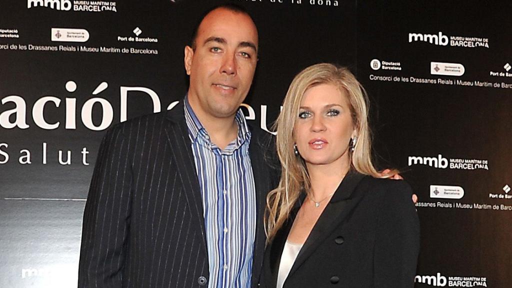 Lorenzo Quinn y Giovanna Cicutto, en 2013.