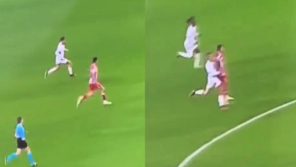 Posible agresión a Ceballos en el Real Madrid - Almería