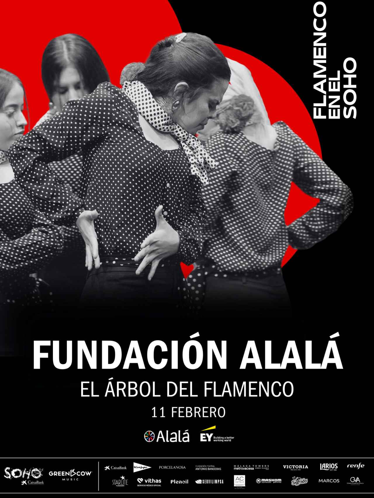 Cartel de El Árbol del Flamenco FUNDACIÓN ALALÁ