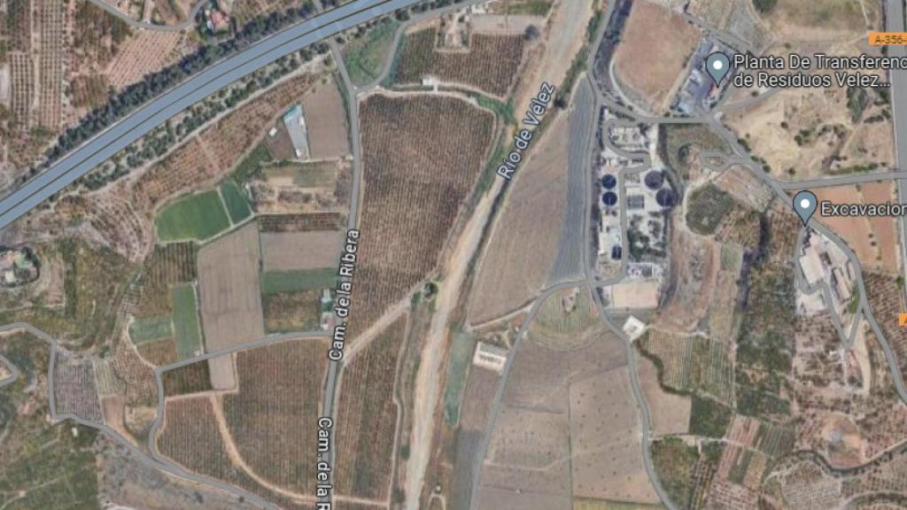 Localización de los suelos elegidos para la desaladora.