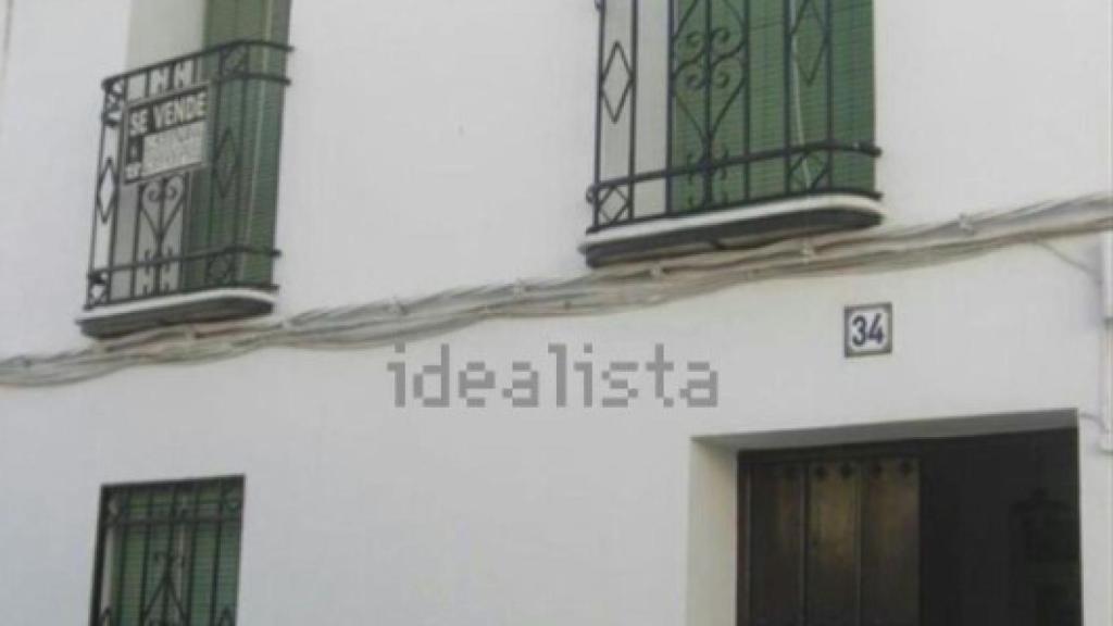 Fachada de la casa de La Puebla de los Infantes.