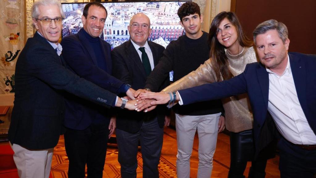 Presentación del torneo de pádel FIP Platinum en el Ayuntamiento de Valladolid