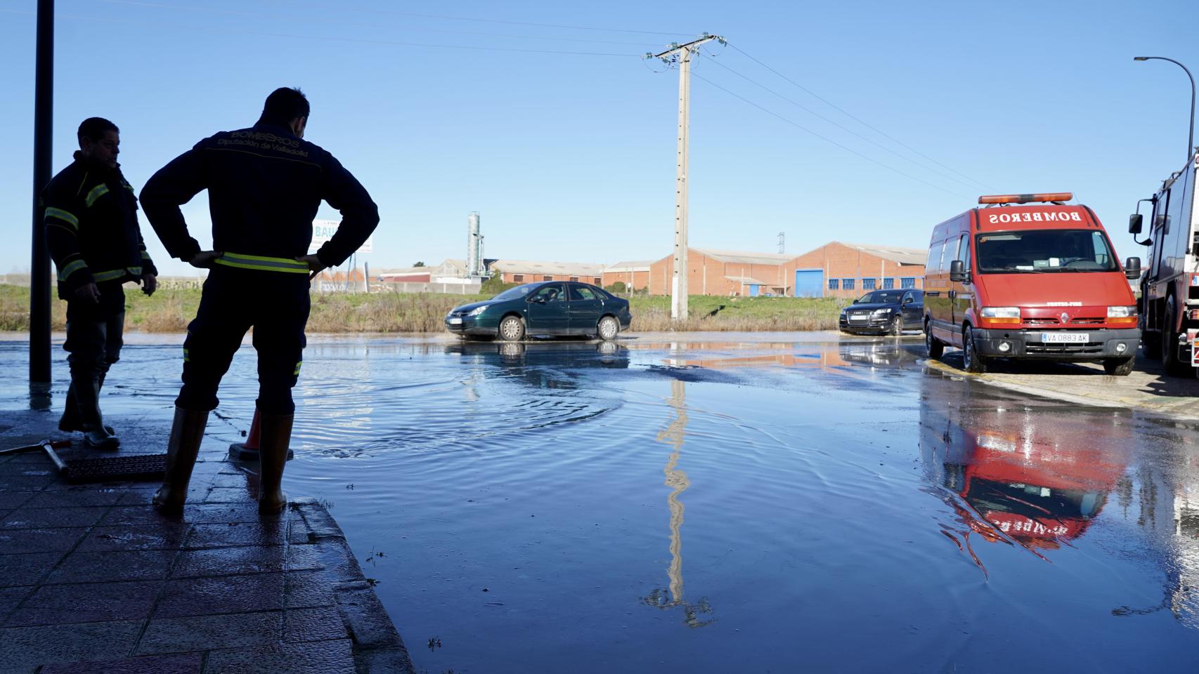 Inundaciones en Medina del Campo por la crecida del río Zapardiel