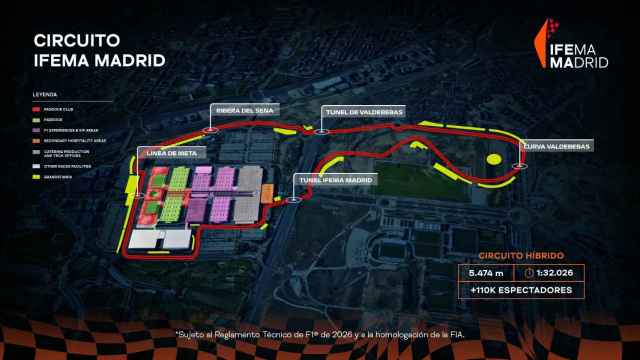Así será el Circuito de Fórmula 1 de Madrid en IFEMA.