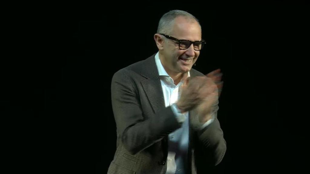 Stefano Domenicali, en la presentación del Gran Premio de España de Fórmula 1 en Madrid desde 2026