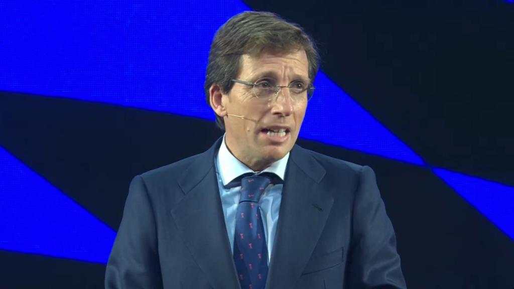 José Luis Martínez -Almeida, en la presentación del Gran Premio de España de Fórmula 1 en Madrid