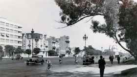 Foto de la Av. Alvear, Buenos Aires, en los años 30.
