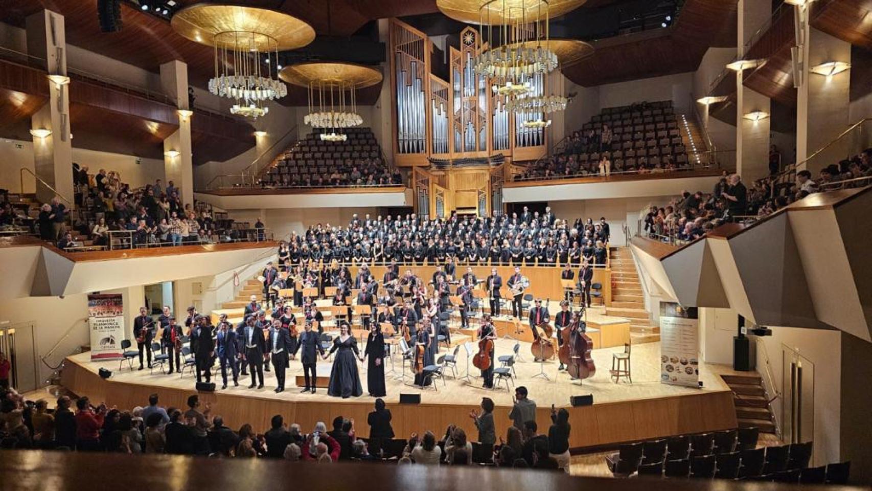 Éxito de la Orquesta Filarmónica de La Mancha en el Auditorio Nacional