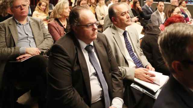 Gregorio en la Asamblea de Ciudades AVE en Madrid. Foto: Ayuntamiento de Talavera.
