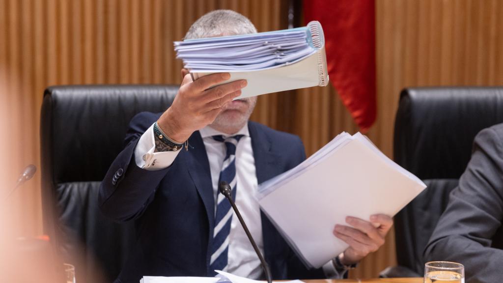 El ministro del Interior, Fernando Grande-Marlaska, este martes, en el Congreso.