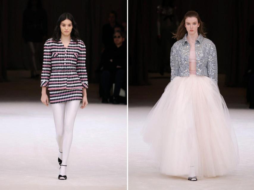Detalle del desfile de Alta Costura de Chanel.