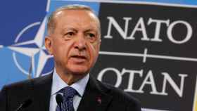 El presidente turco, Recep Tayyip Erdogan, durante la cumbre de la OTAN de 2022 en Madrid.