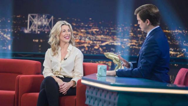Entrevista de Yolanda Díaz en el programa ‘Late Show’