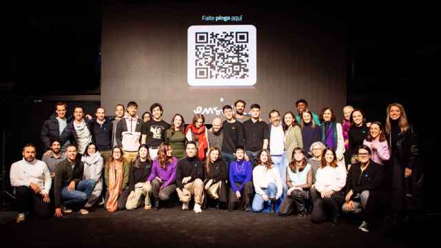 Foto de familia de la celebración de la gala.