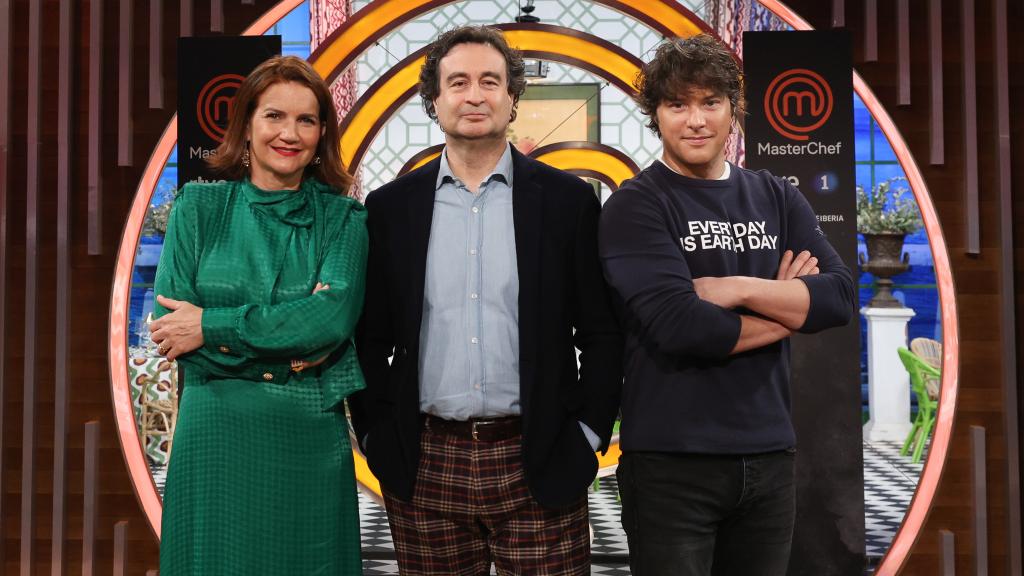 Los tres jueces de 'MasterChef'.