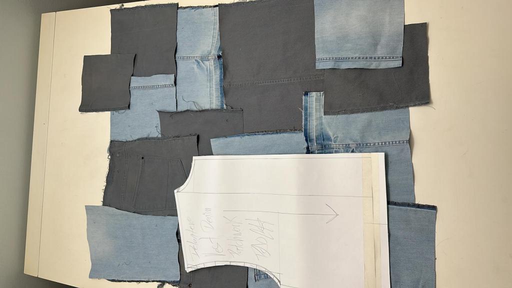 Proceso de creación del chaleco patchwork