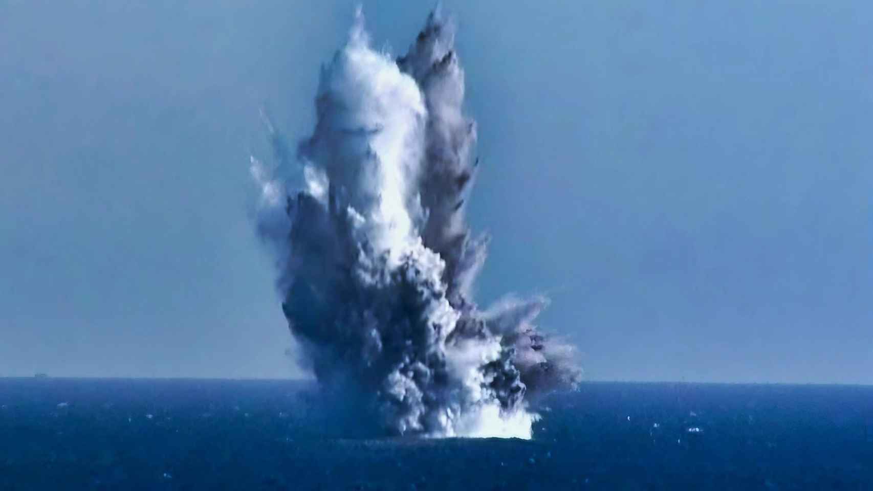 Explosión del dron submarino nuclear
