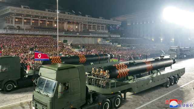 Drones submarinos en un desfile militar norcoreano