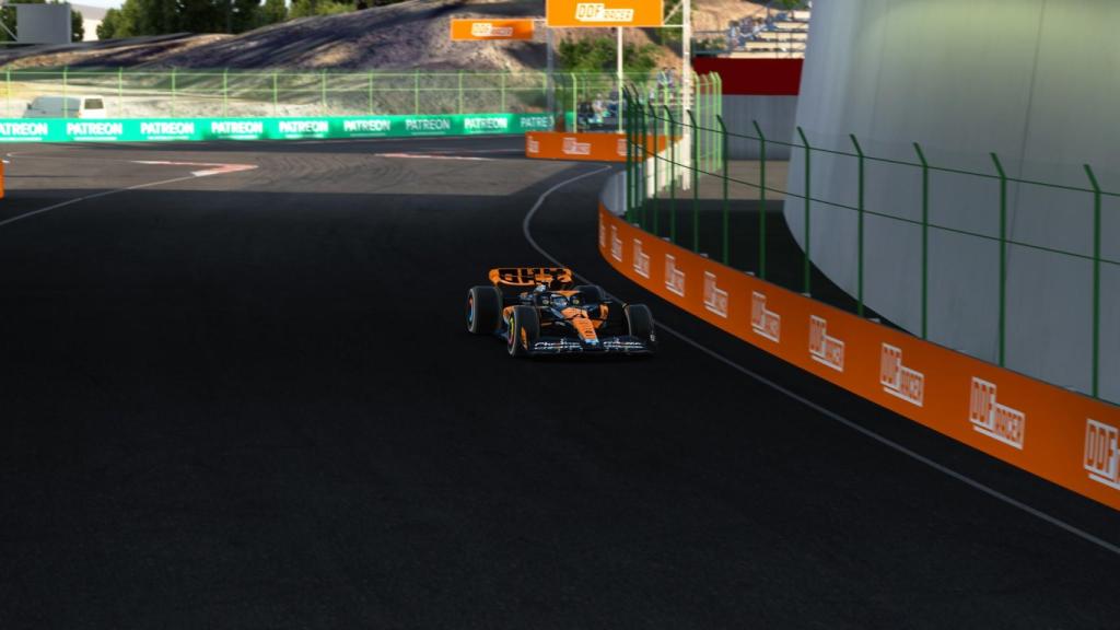 Simulación del circuito de Fórmula 1 de Madrid