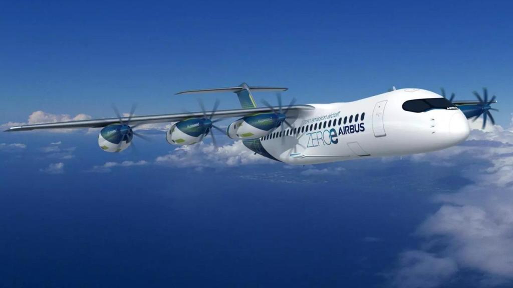 Avión con motor eléctrico