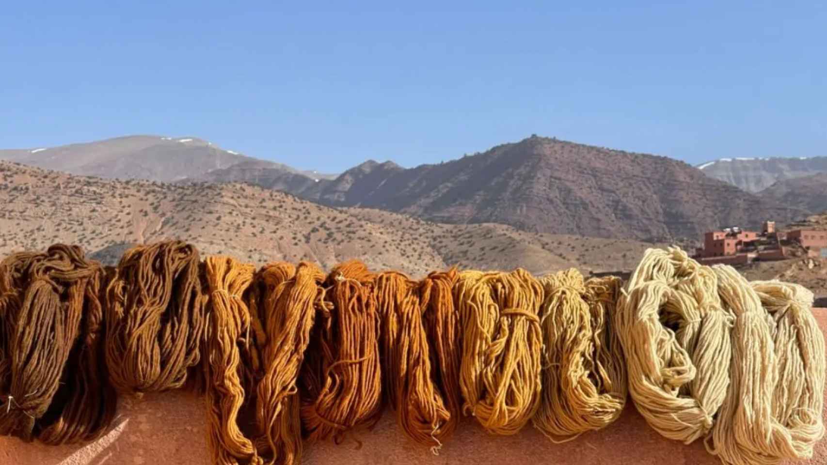 Nudos bereberes en Marruecos.