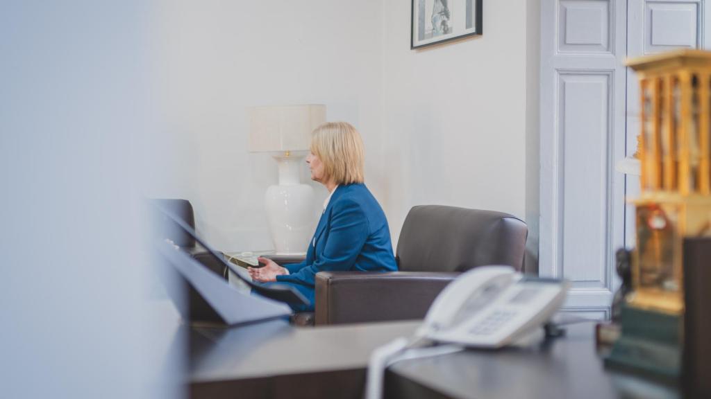 María José García-Pelayo durante la entrevista con EL ESPAÑOL.