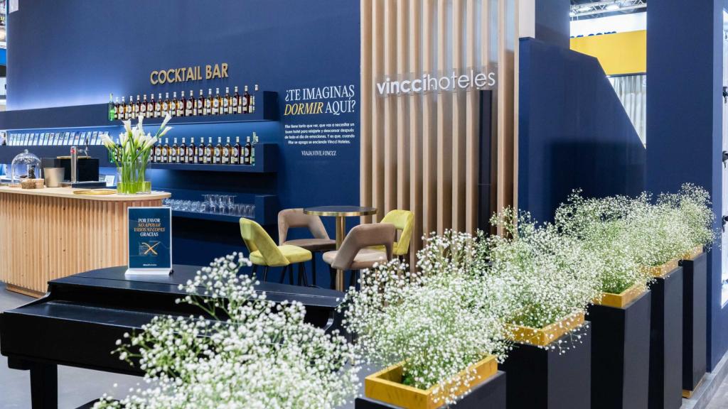 El stand de Vincci hoteles.