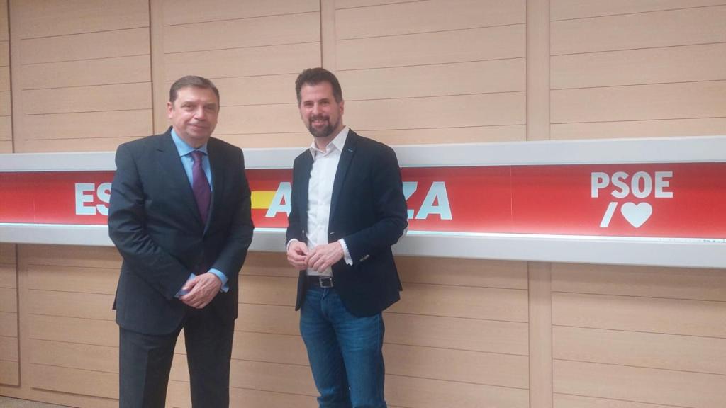 Luis Planas y Luis Tudanca se reúnen en Ferraz para abordar los retos del campo en Castilla y León
