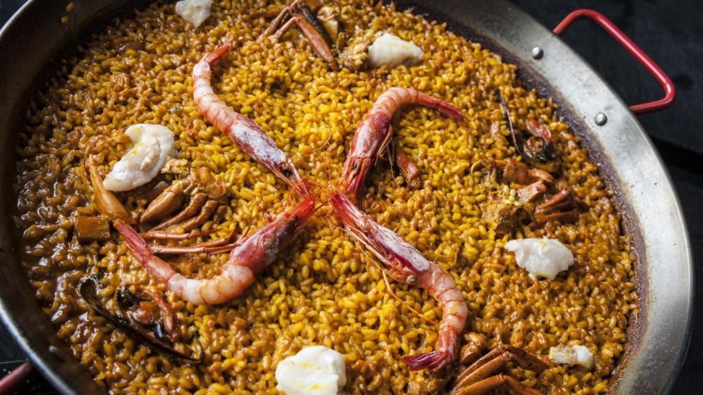 Uno de los arroces que se sirven en Habitat Cigüeña Negra