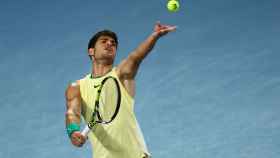Carlos Alcaraz, en el Open de Australia