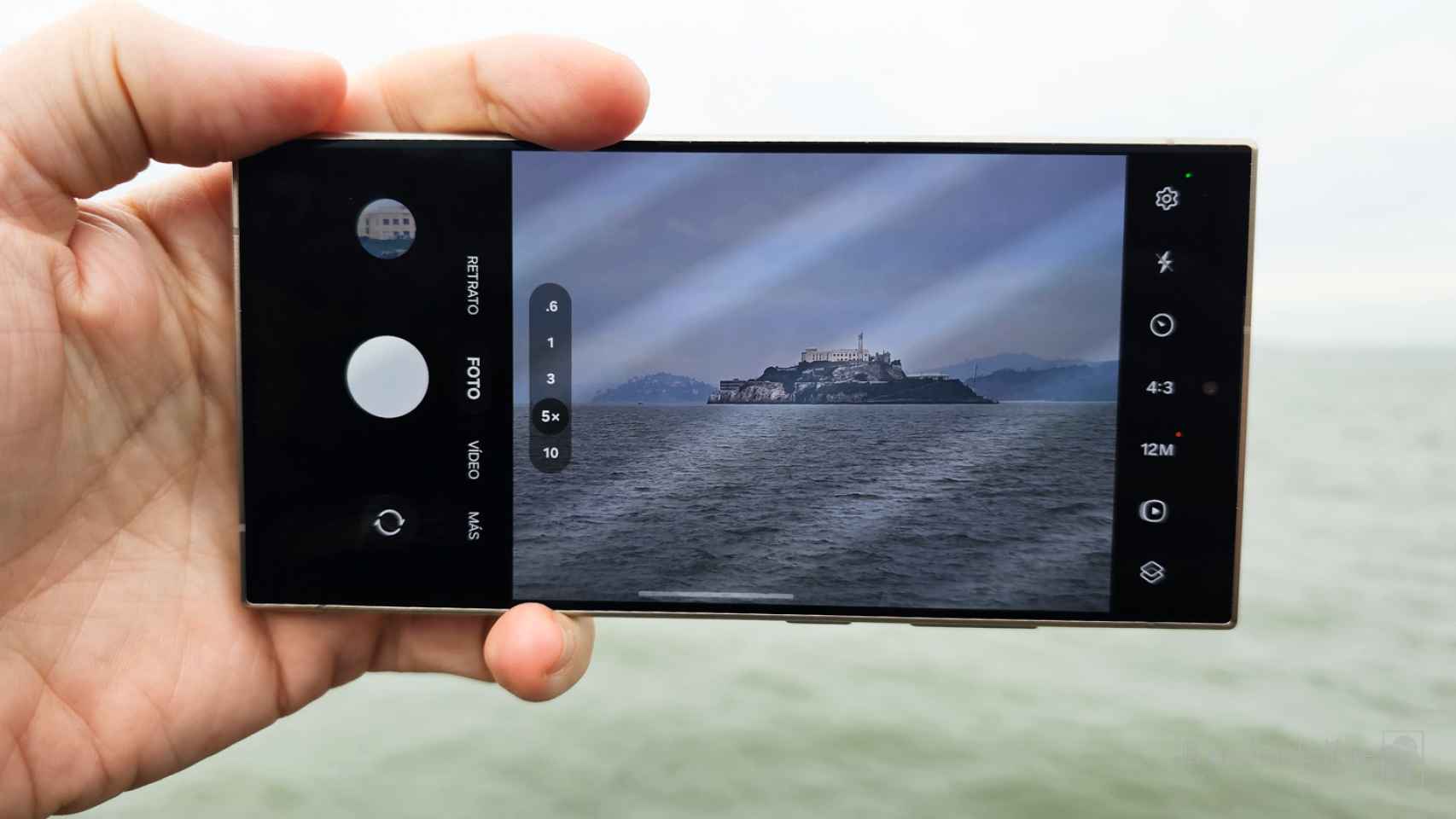 Alcatraz desde la cámara del Samsung Galaxy S24 Ultra