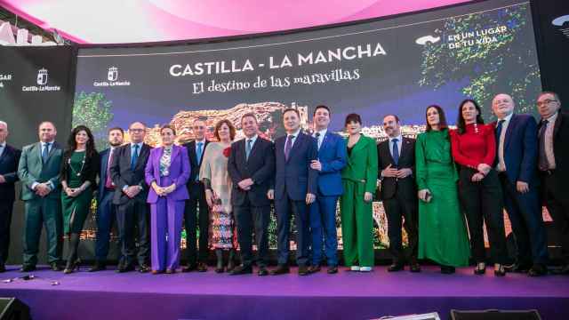 Inauguración del stand de Castilla-La Mancha en Fitur.