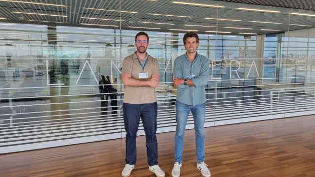 César Castillo y Ramón Pascual, CTO y CEO respectivamente de la startup Eaship, en las instalaciones de Lanzadera en Valencia.