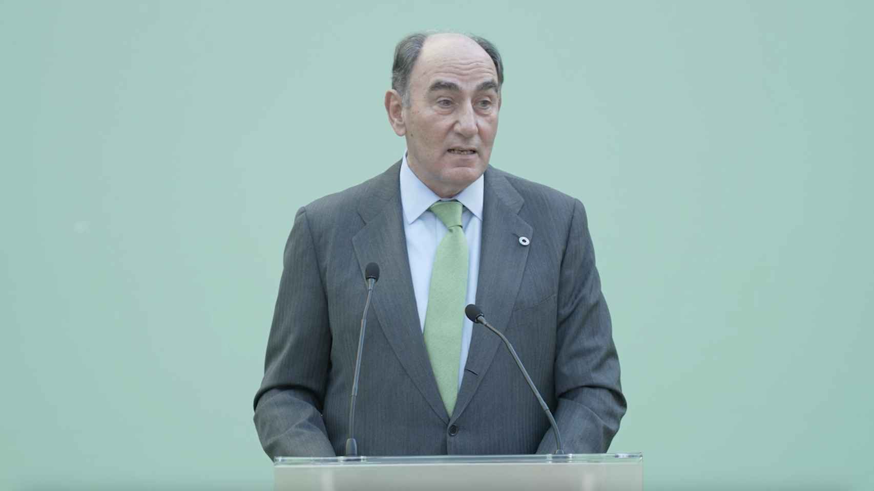Ignacio Galán, presidente ejecutivo del Grupo Iberdrola, en la presentación de la Alianza Q-Zero