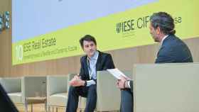Fernando Bautista, director general en Blackstone, durante su intervención en el IESE